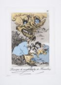 λ Salvador Dalí (1904-1989), Principio de incertidambre de Heisenberg, from Les Caprices de Goya …