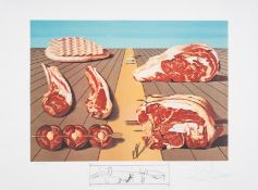 λ Salvador Dalí (1904-1989), Les Entre-plats sodomisés, from Les Dîners de Gala (Field 77-5D; M&L …