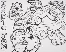 Peter Saul (b.1934) Traffic Jam, from Counter Editions Greenpeace Portfolio