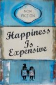 λ James McQueen (b.1977), Happiness Is Expensive (Blue)