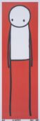 λ STIK (b.1979), Standing Figure (Red)