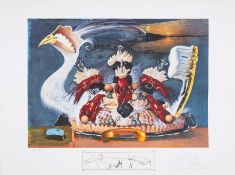 λ Salvador Dalí (1904-1989) Soft Watches Half Asleep, from Les Dîners de Gala (Field 77-5H; M&L …