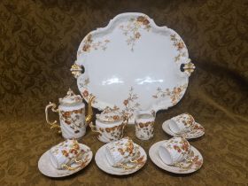 Limoge Depose gilt teaset