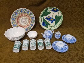 Mixed decorative china and pottery