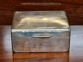 Silver cigarette box
