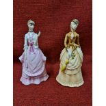 2 Royal Worcester figures