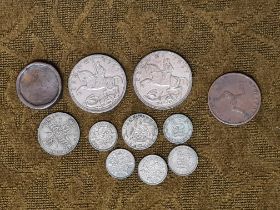 Pre decimal silver coinage
