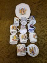 Various Royal commemorative wares