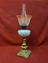 Victorian oil lamp