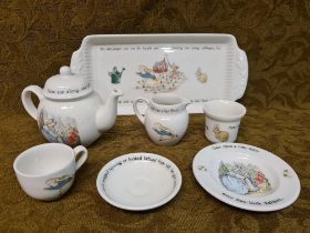 Wedgwood Frederick Warne & Co Peter Rabbit miniature teaset