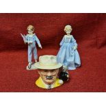 Royal Worcester figurines by F.G. Doughty