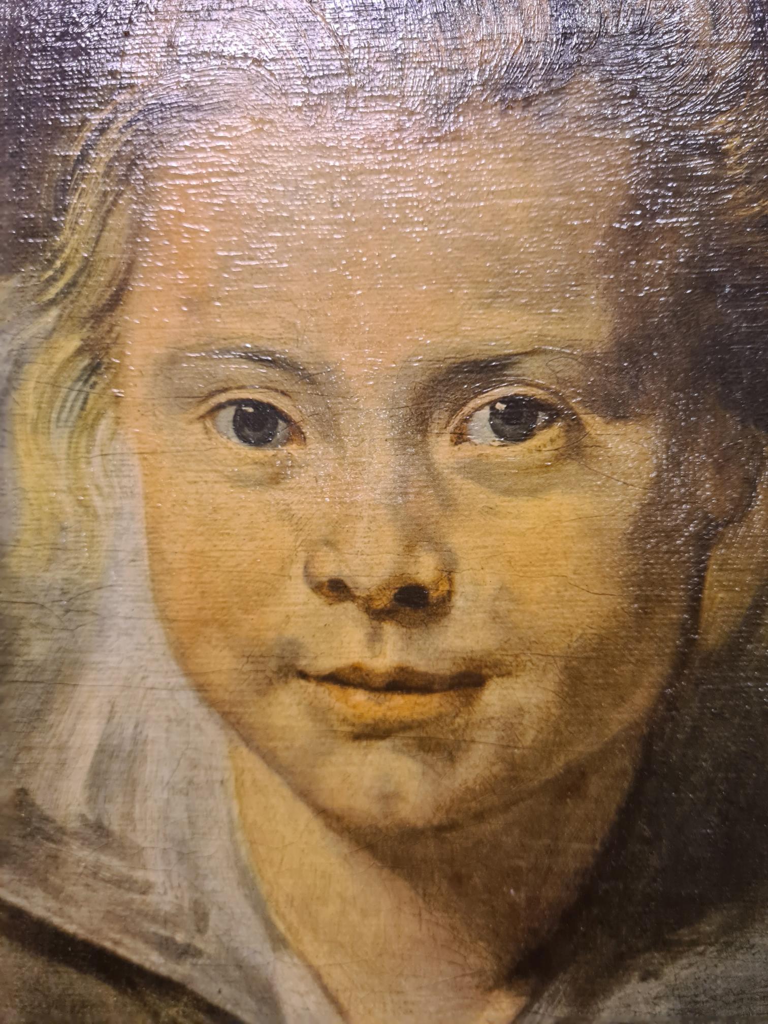 A 20th century oil on canvas of Young Girl - Image 3 of 6