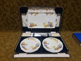 1930's cased sandwich set