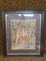 Oak framed woodland scene