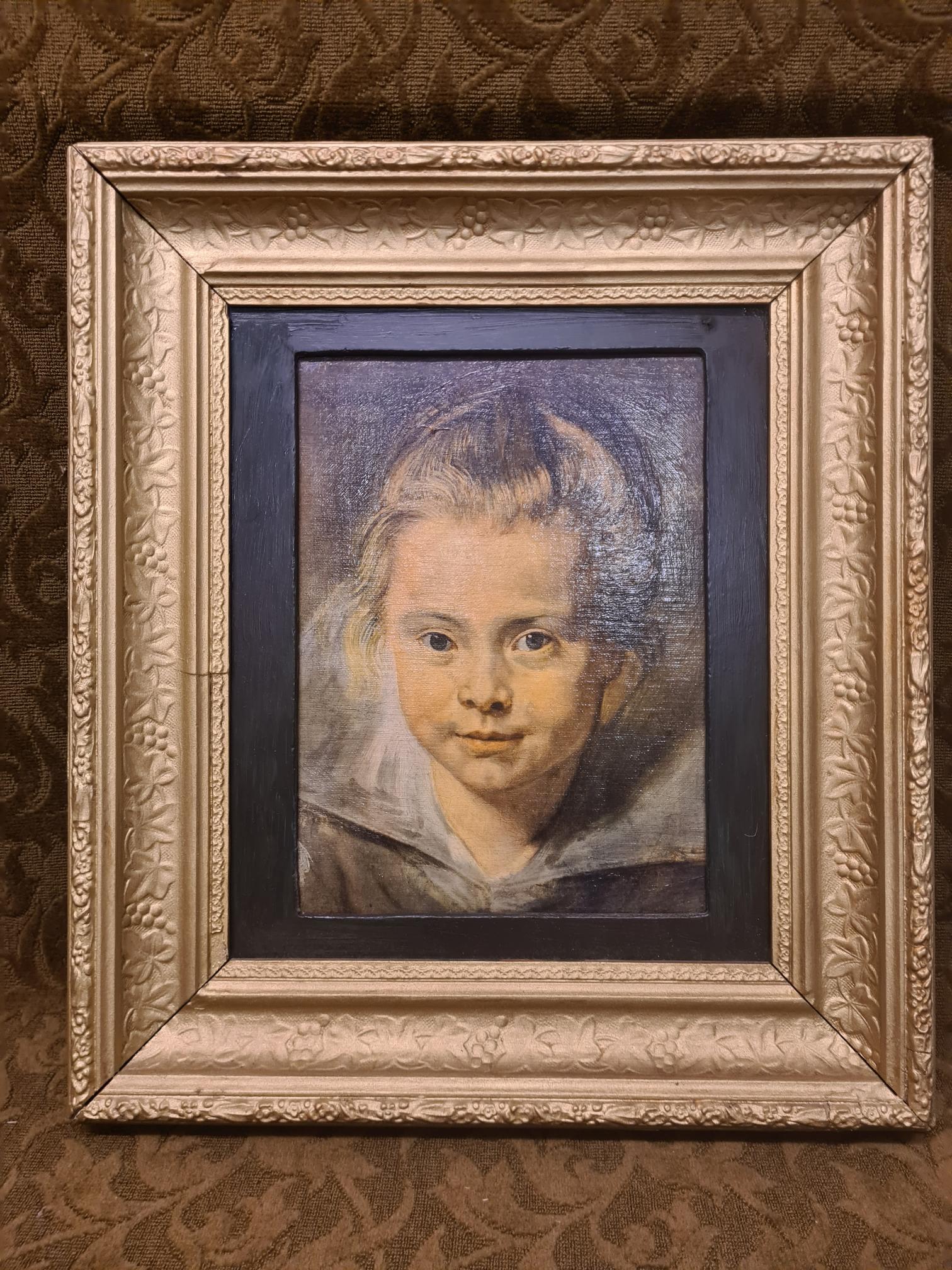 A 20th century oil on canvas of Young Girl - Image 5 of 6