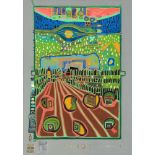 Hundertwasser, Friedensreich   1928 Wien - 2000 Queen Elizabeth vor Brisbane