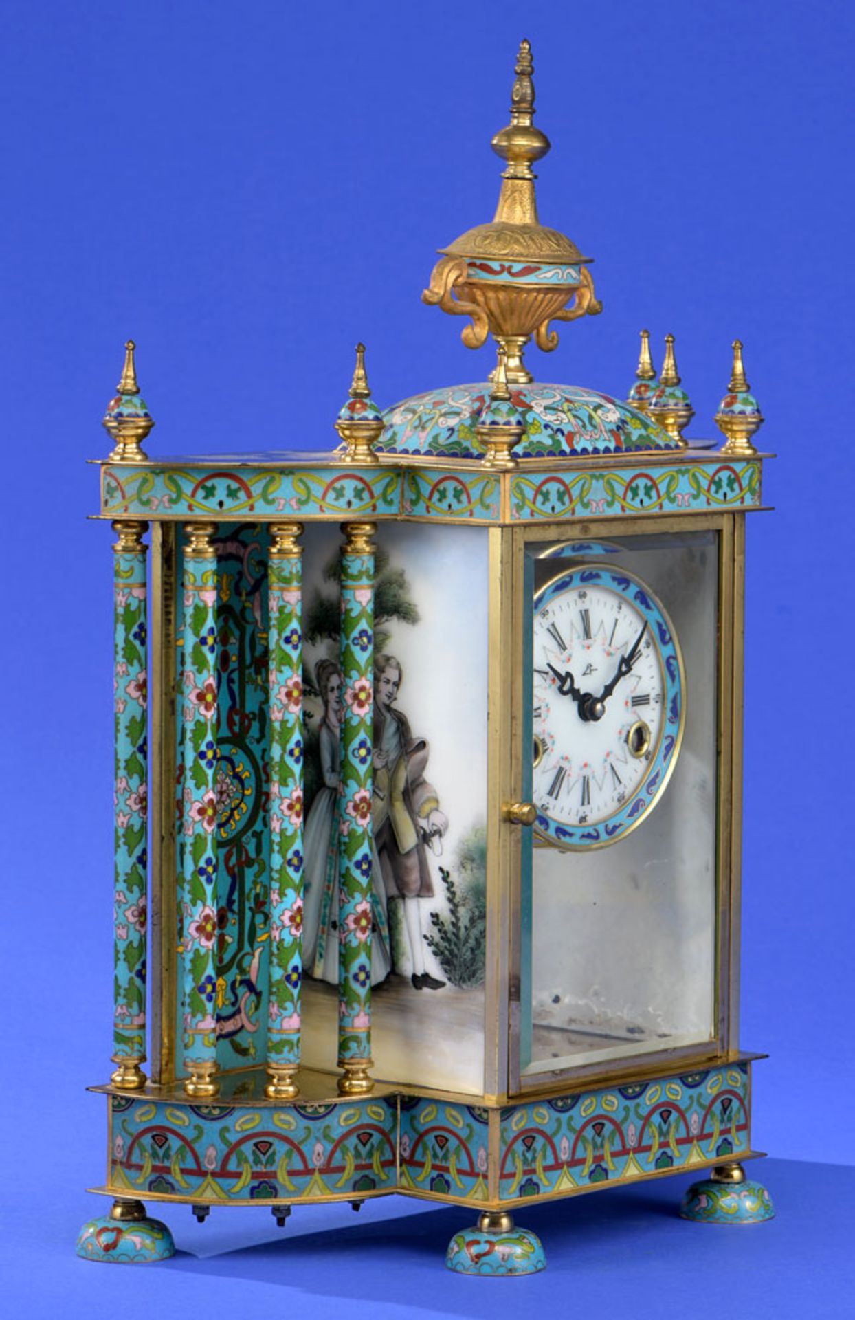 Emaille-Pendule - Image 3 of 4