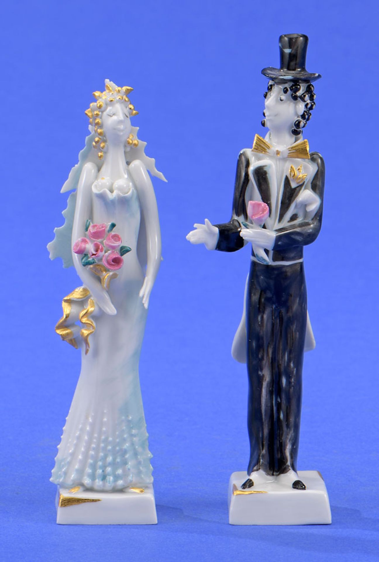 Meissen-Hochzeitspaar nach einem Entwurf von Peter Strang