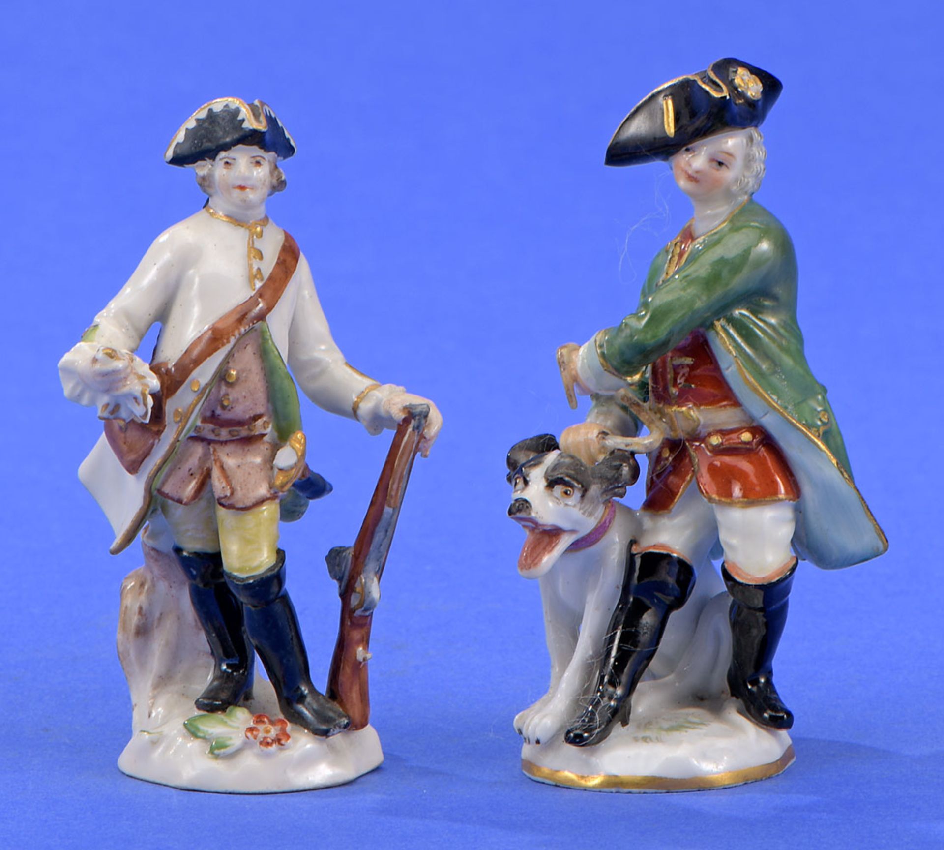 Vier Figuren, Nymphenburg und Meissen-Jäger - Bild 4 aus 4