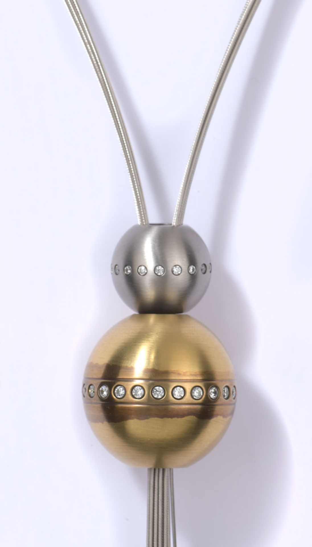 Designer-Collier, L 68 cm. - Image 2 of 2