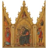 Italienisches Triptychon im Stil des 15. Jhdt.