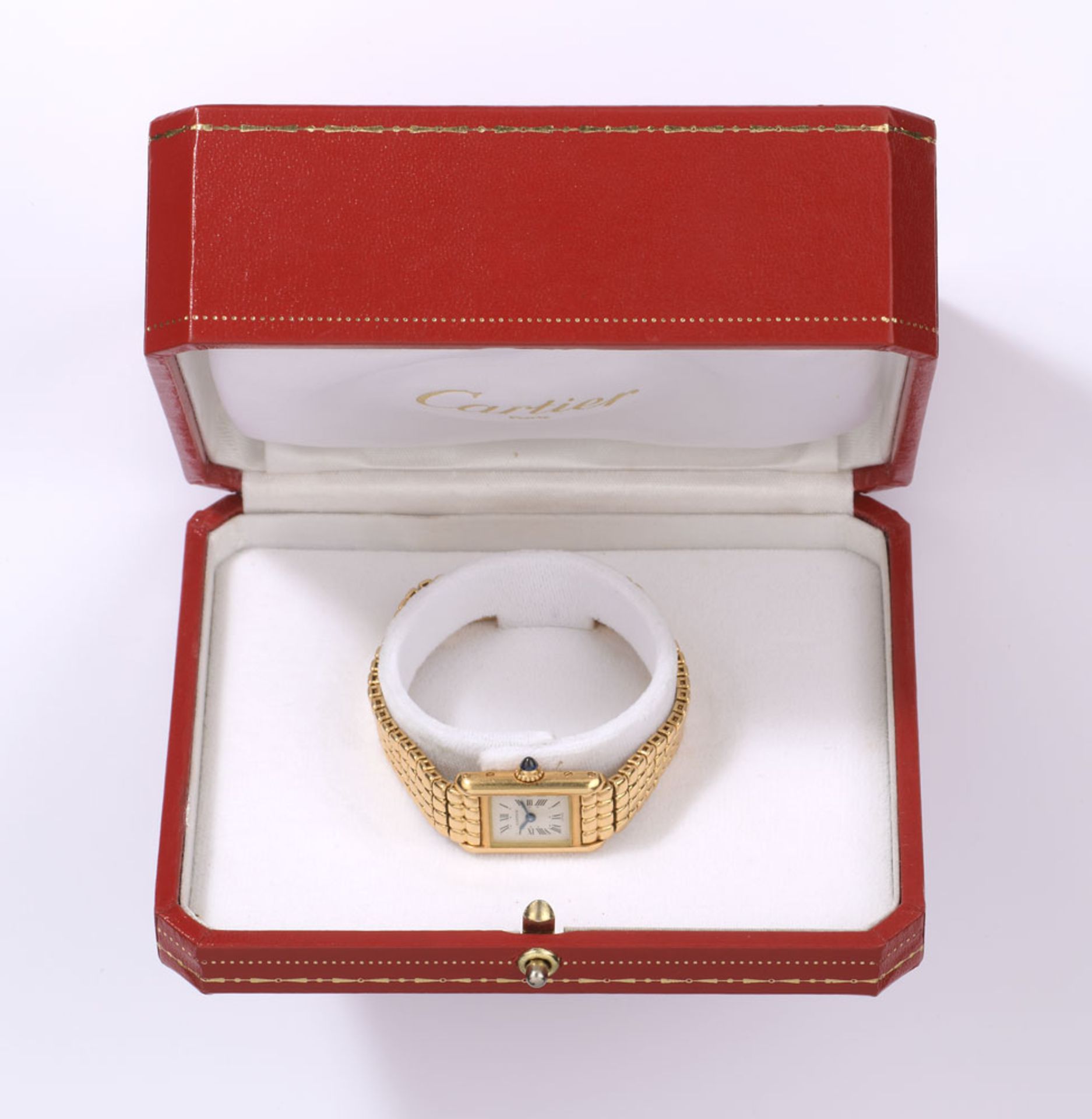 Damenarmbanduhr von Cartier, Tank Americaine Quartz - Bild 2 aus 2