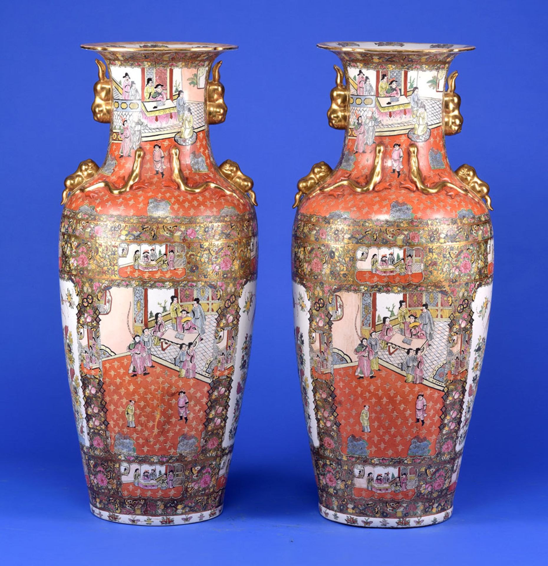Ein Paar großer Vasen - Bild 3 aus 4