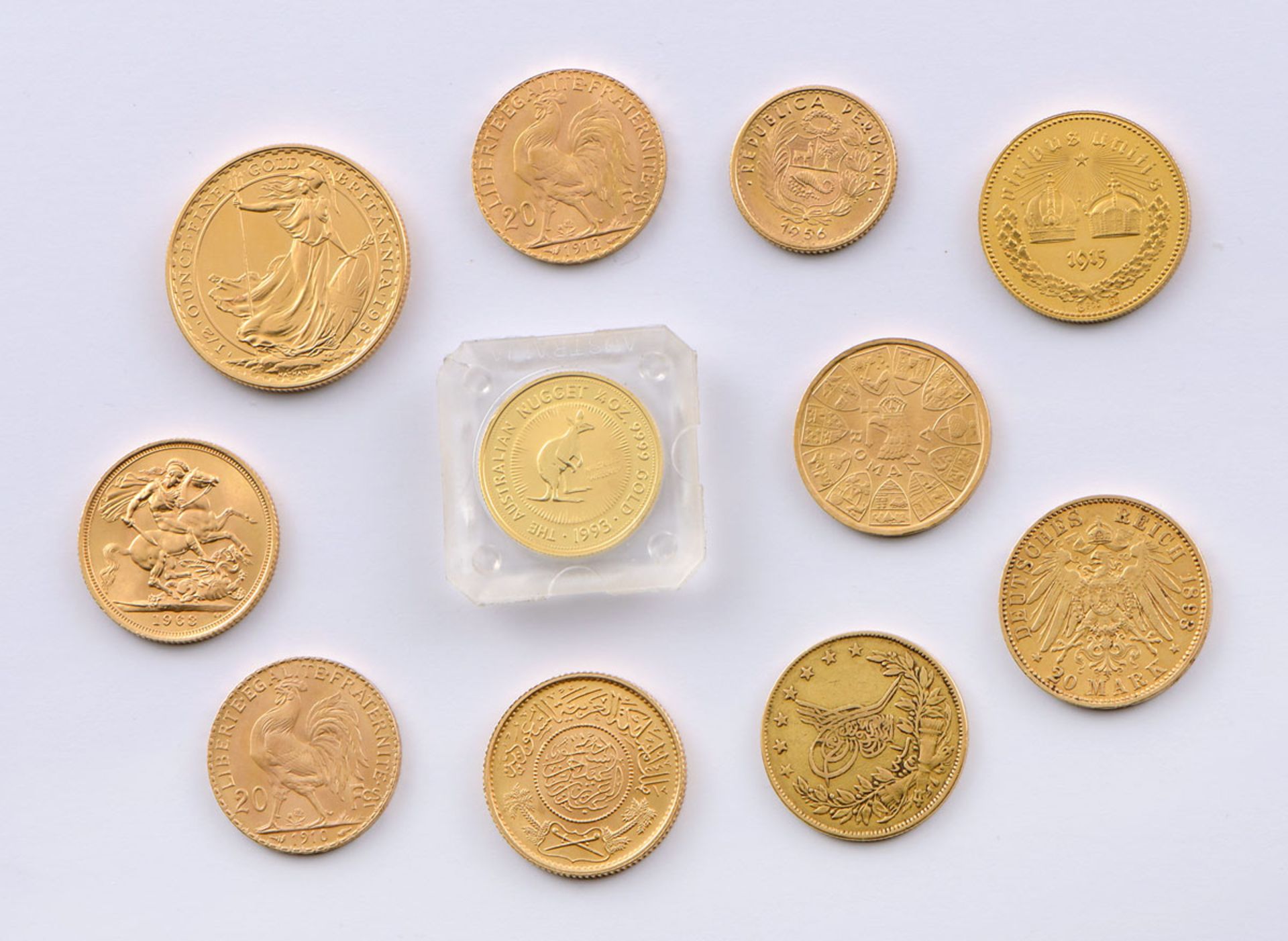 Sammlung von 11 Goldmünzen - Image 2 of 2