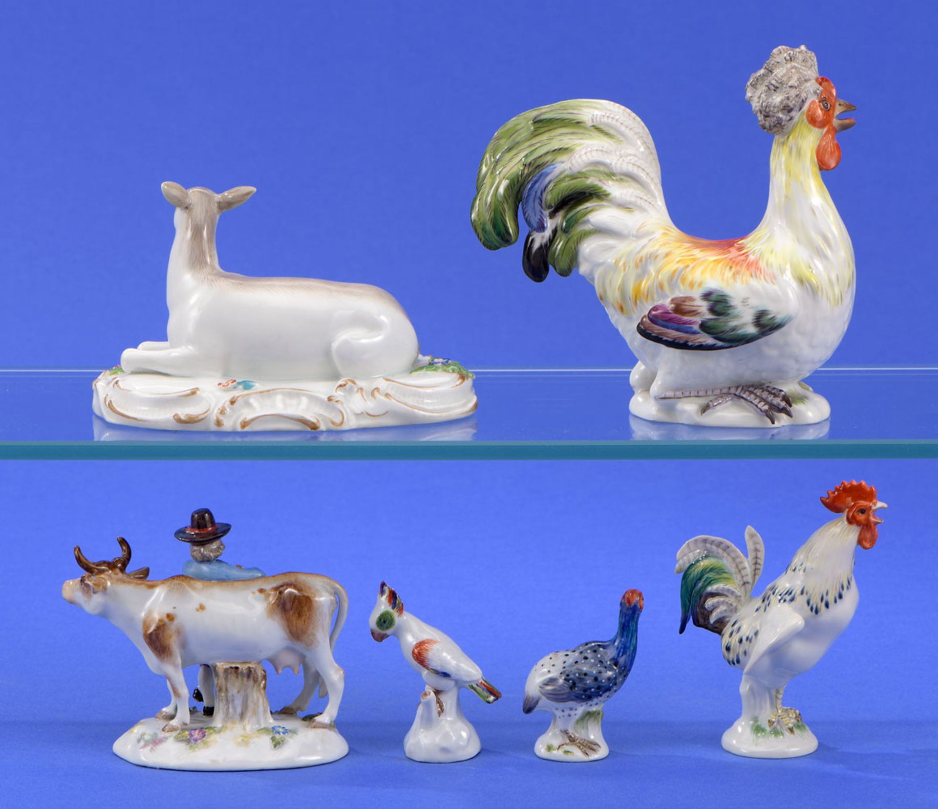 Sammlung von sechs Meissen-Tierfiguren   19. und 20. Jhdt. - Bild 2 aus 3