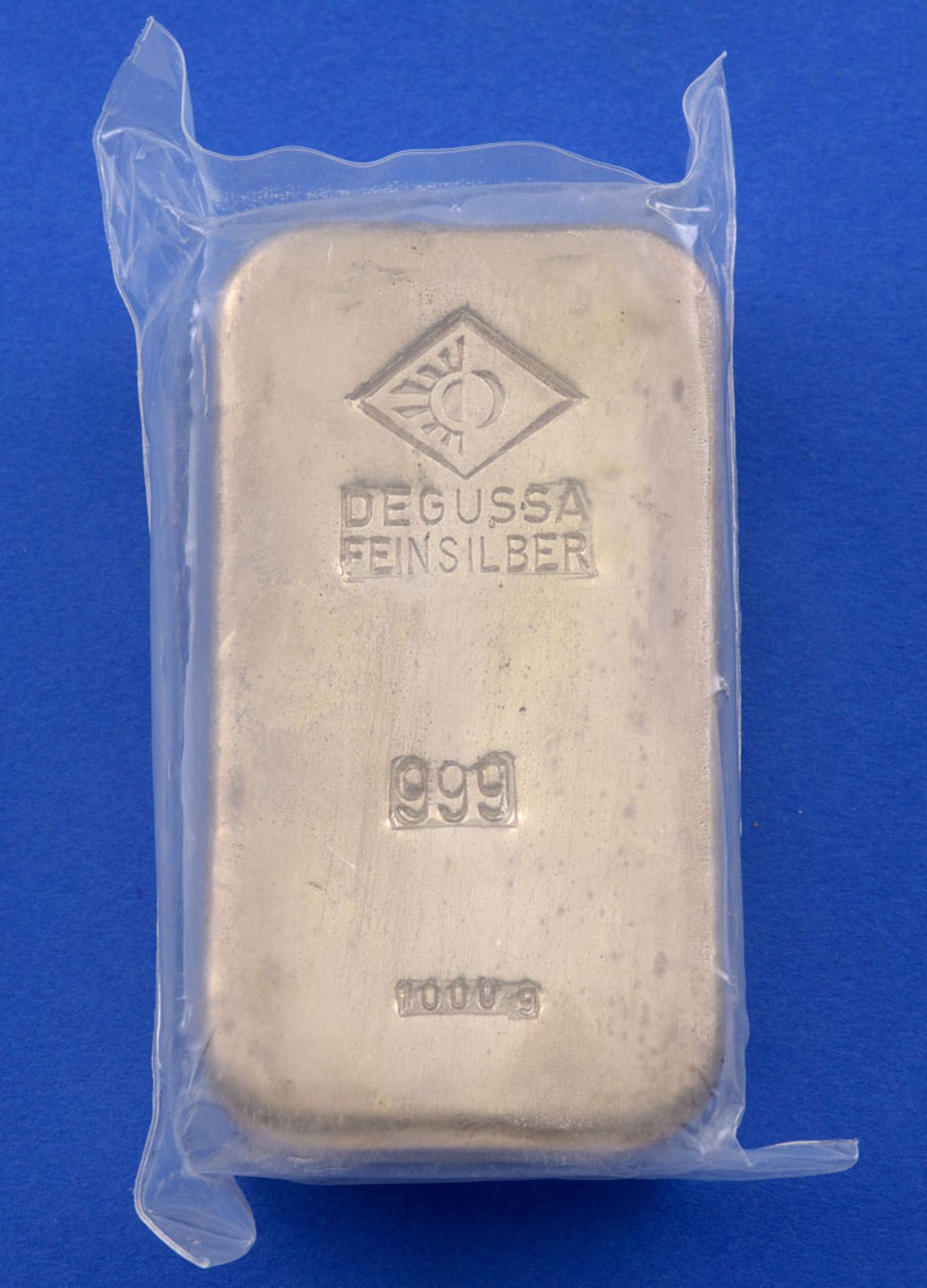 Degussa ,,1000 g" Silberbarren