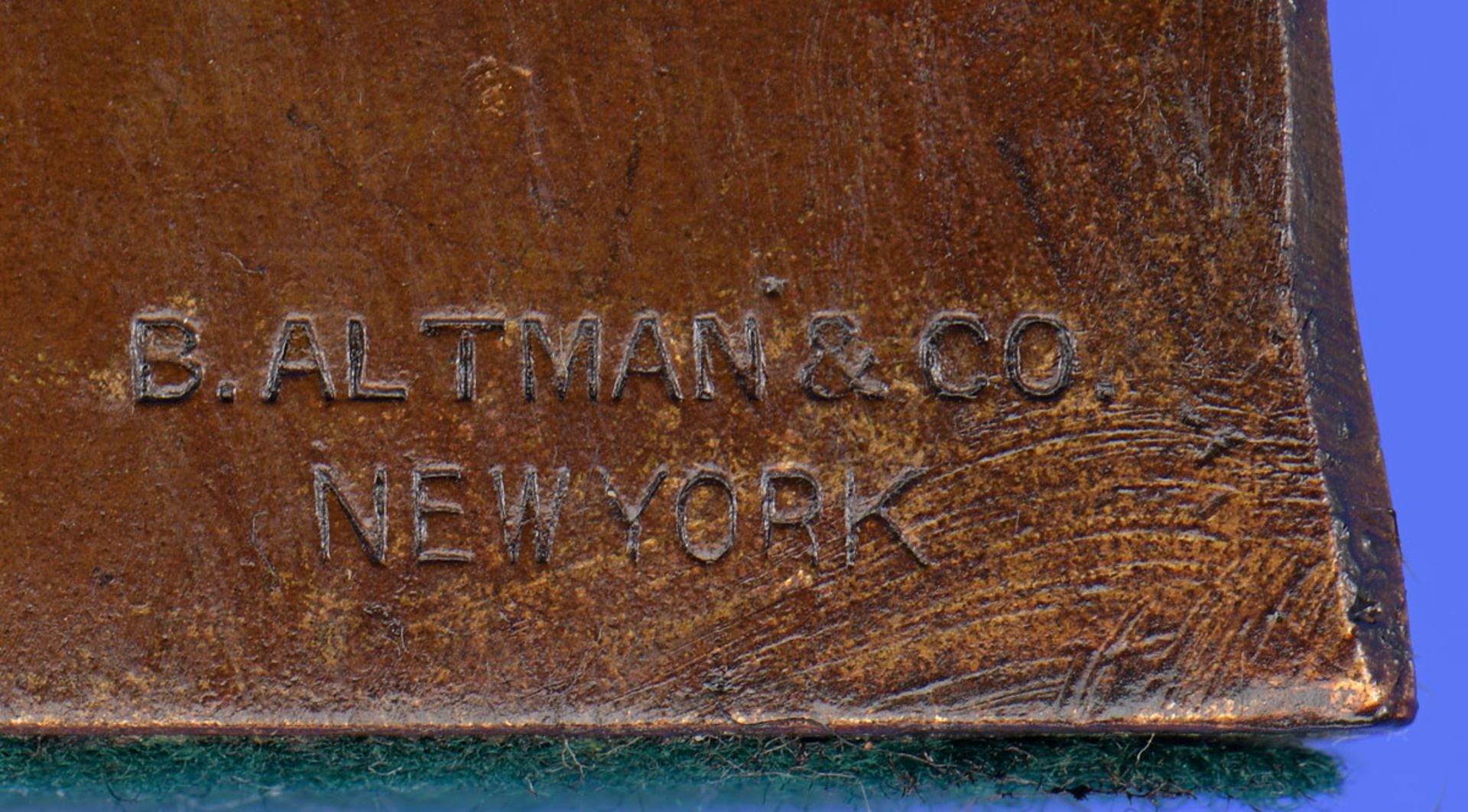 Ein Paar Buchstützen von B. Altman & Co. New York   Um 1900 - Bild 3 aus 4