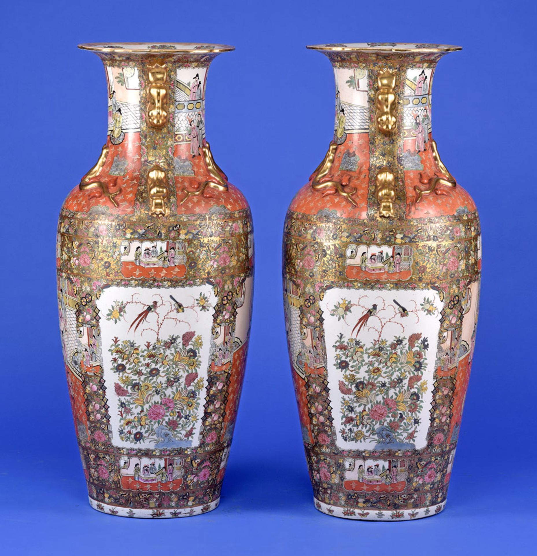 Ein Paar großer Vasen - Bild 2 aus 4