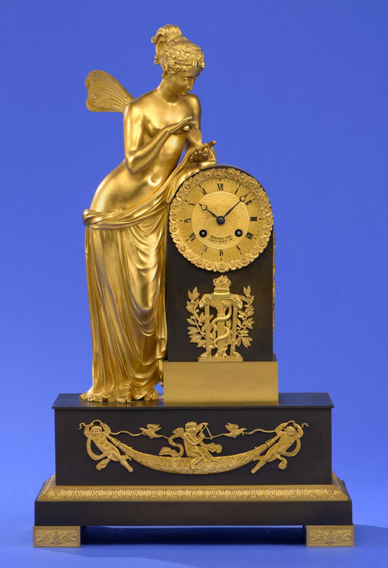 Pendule von Dartois à Paris Erstes Drittel 19. Jhdt.