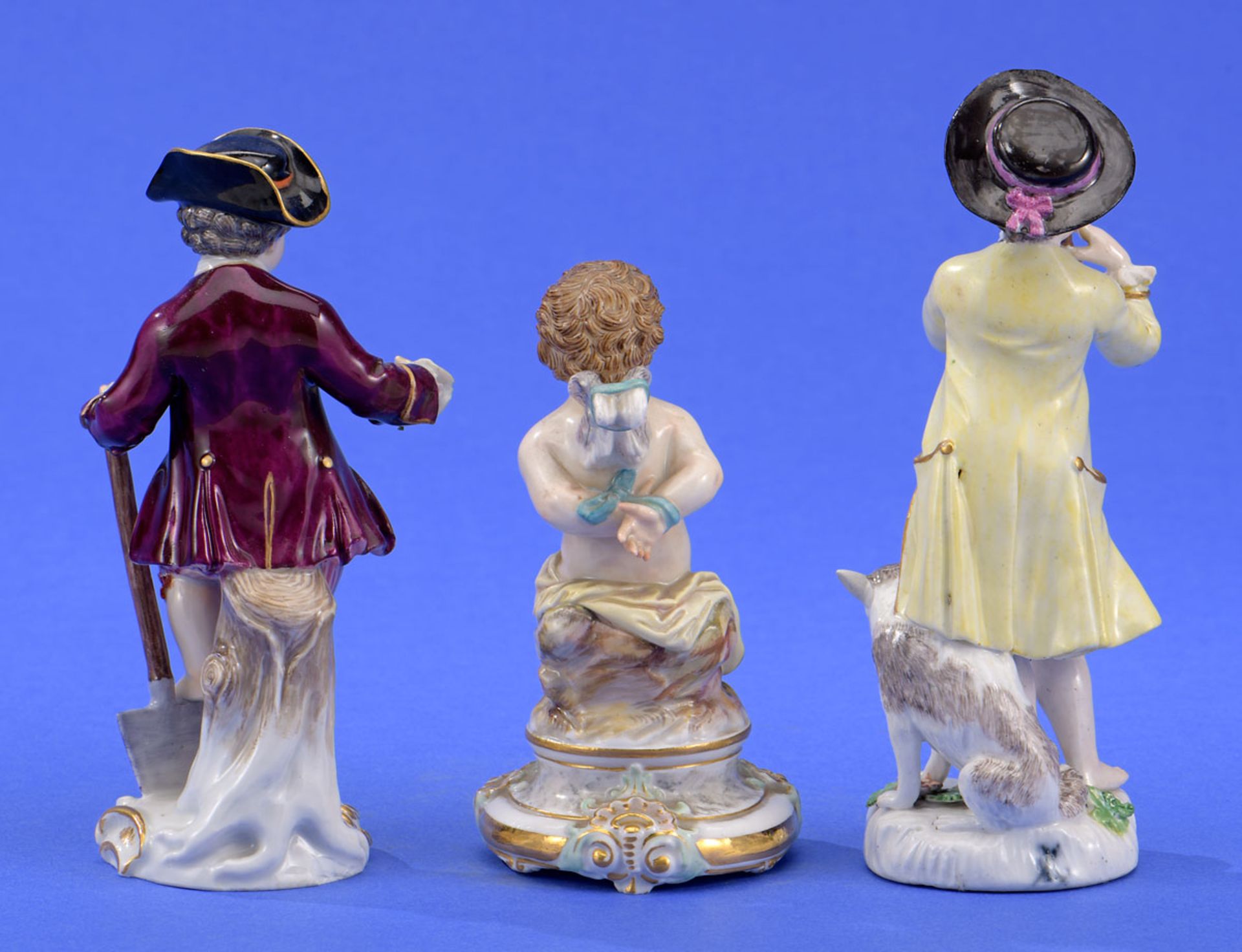 Drei Figuren Meissen 19. Jhdt. - Image 2 of 2