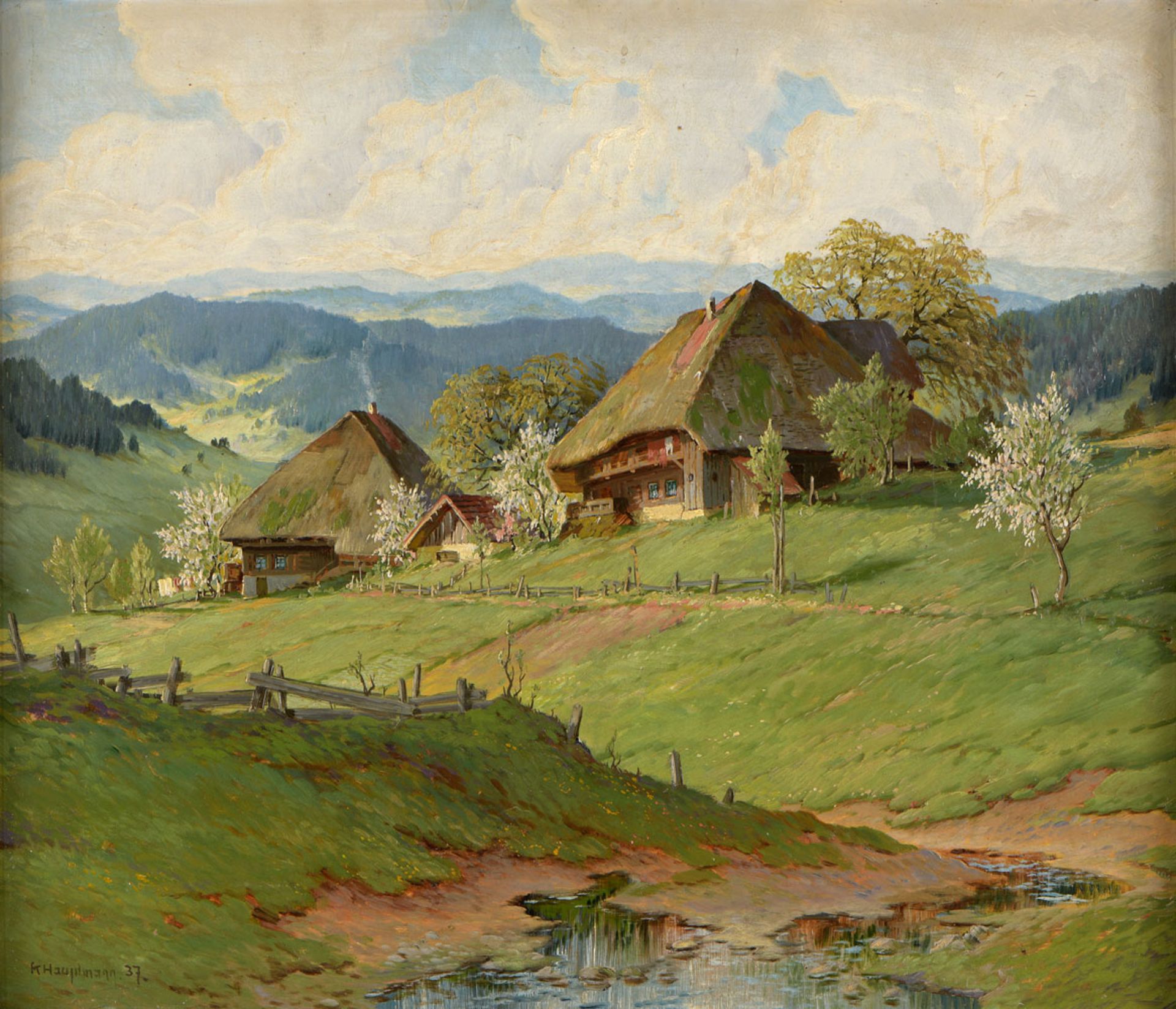 Hauptmann, Karl 1880 Freiburg - 1947 Todtnau