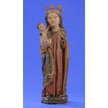 Gotische Madonna mit Kind Wohl um 1500