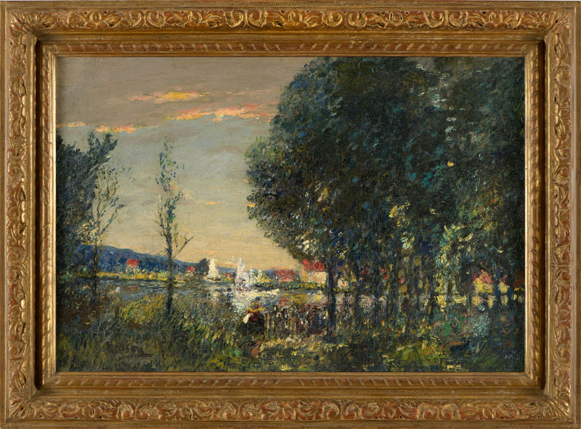 Drei Gemälde Frankreich, Anfang 20. Jhdt. - Image 5 of 6