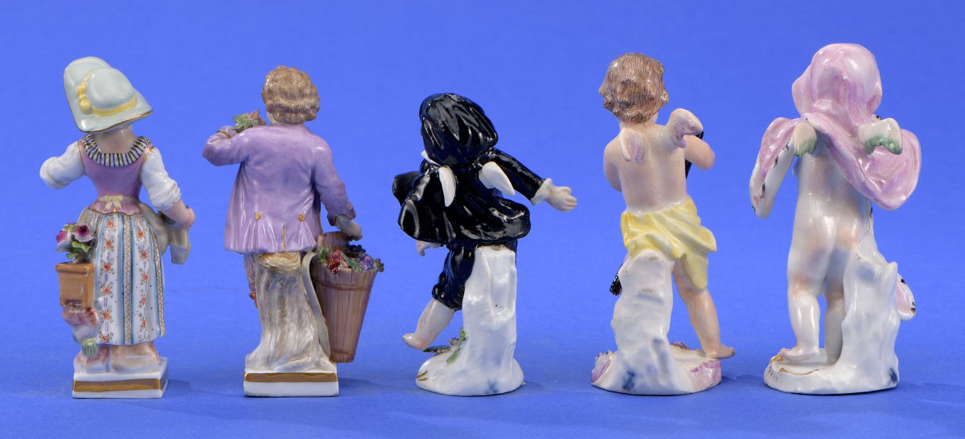 Sammlung von fünf Meissen-Figuren 18. Jhdt. - Image 2 of 3