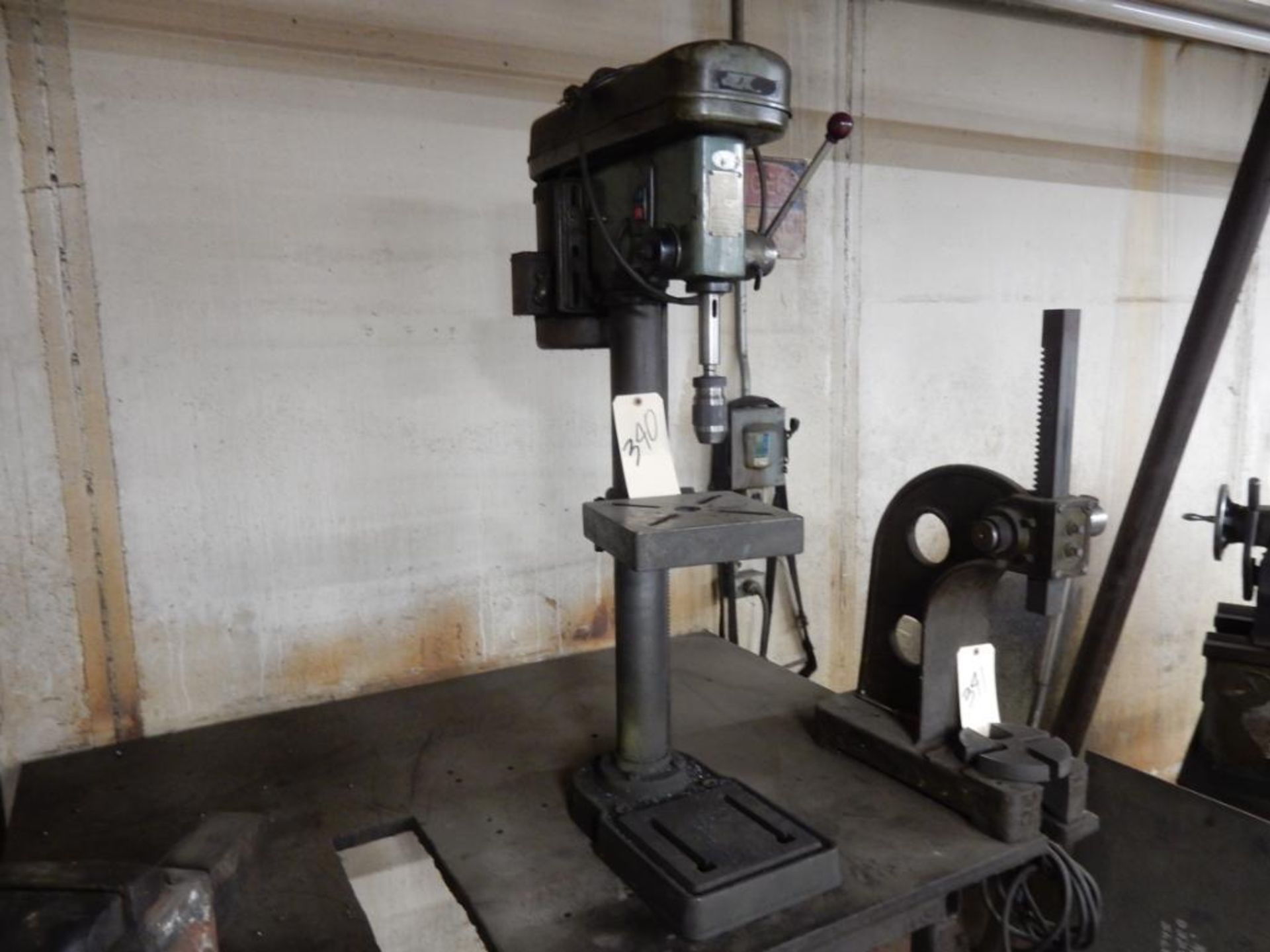 JET BENCH DRILL PRESS, M# 14M, S/N 39489