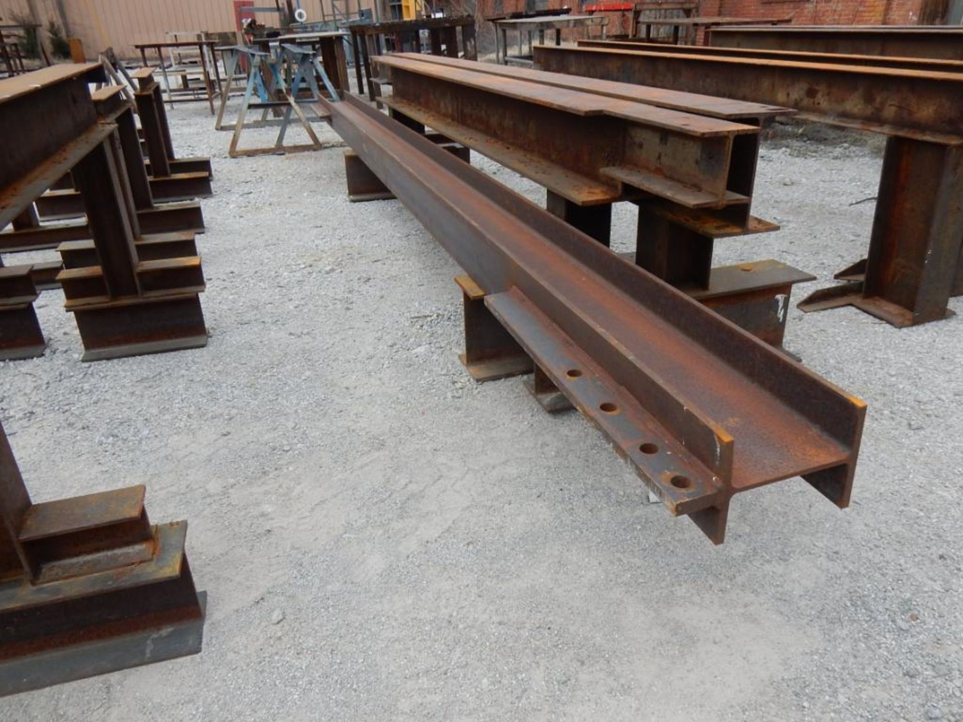 APPROX. 18', CUSTOM BUILT I-BEAM SPREADER BAR