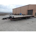 2008 STARLITE BUMPER PULL TRAILER, VIN# 13YFS25278B122511, 8' X 25', FLAT TOP, TANDEM AXLE, 12,000 L