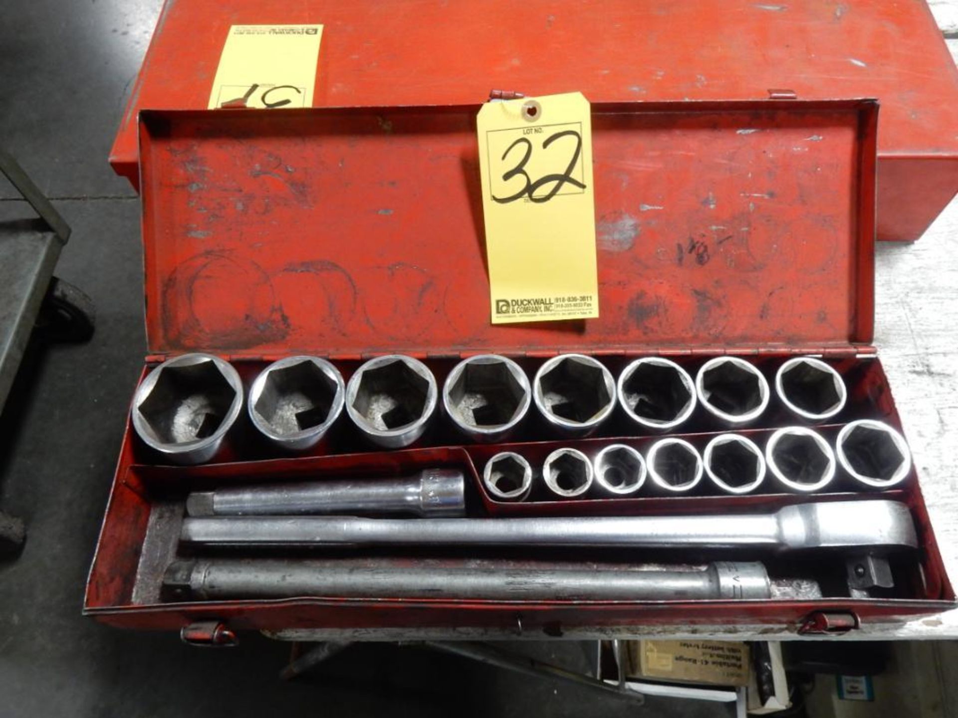 7/8 - 2-1/4" 3/4 DRIVE SOCKET SET