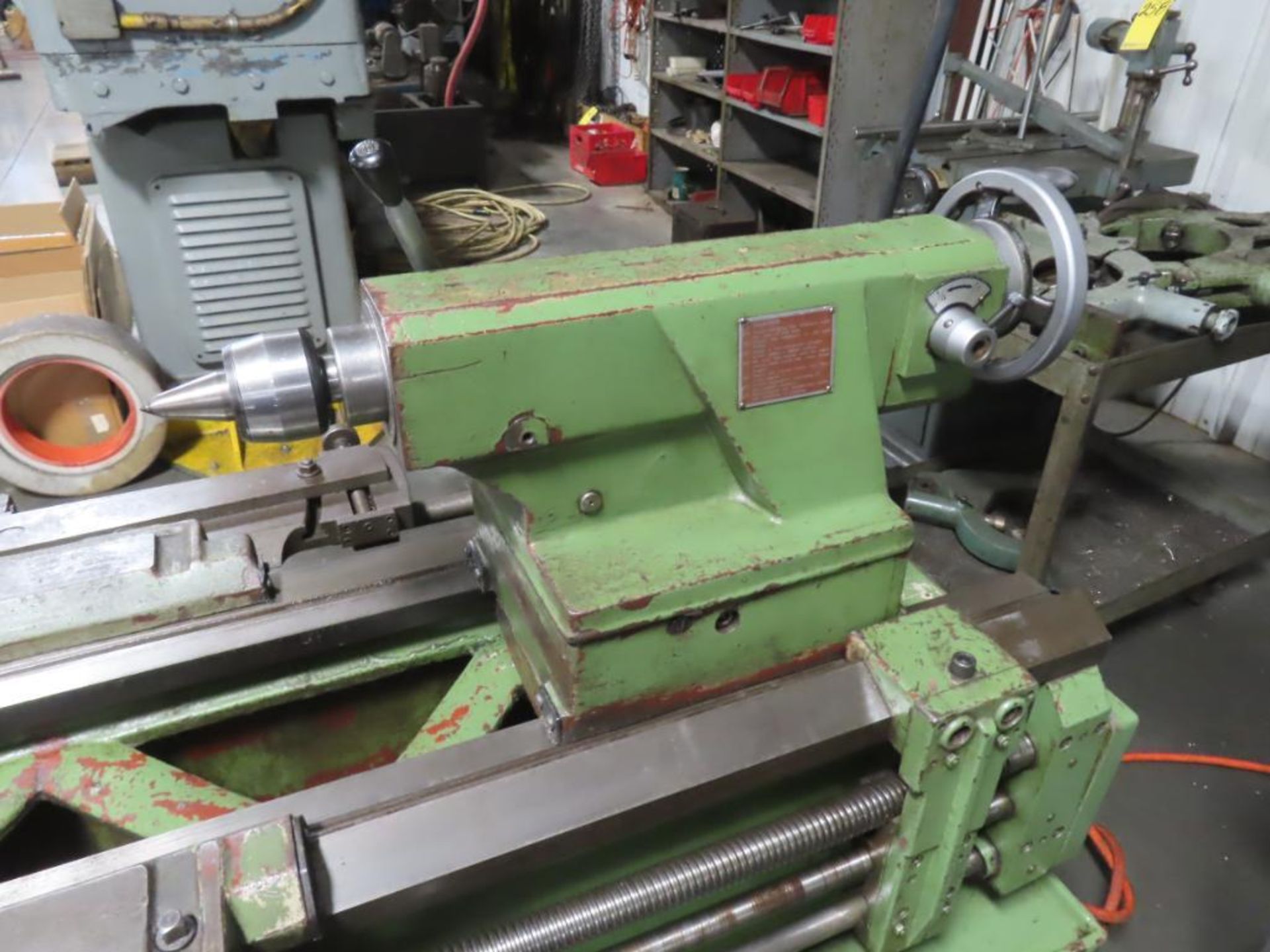 KINGSTON ENGINE LATHE, M# HL3000, S/N 14700528, 1981, 21" SWING X 126" CENTERS, 15" 3-JAW CHUCK, 3-1 - Image 4 of 6