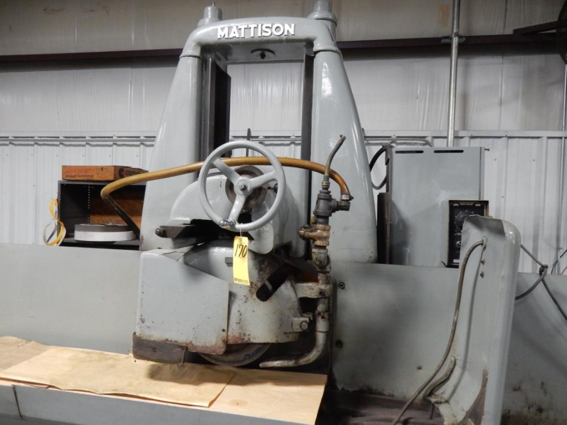 MATTISON SURFACE GRINDER, 14.5" X 72" MAGNETIC CHUCK, 2" X APPROX. 16" WHEEL, 15 HP, KLEENALL MAGNET - Image 3 of 3