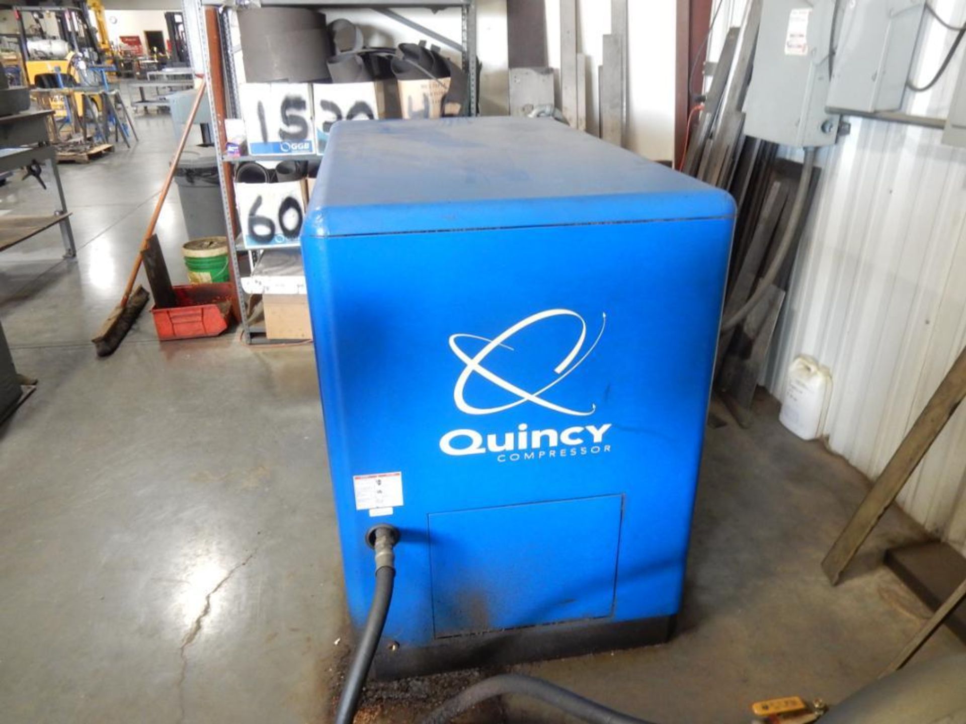 QUINCY QGB-25 ROTARY SCREW COMPRESSOR, ENCLOSED CABINET - Image 2 of 4