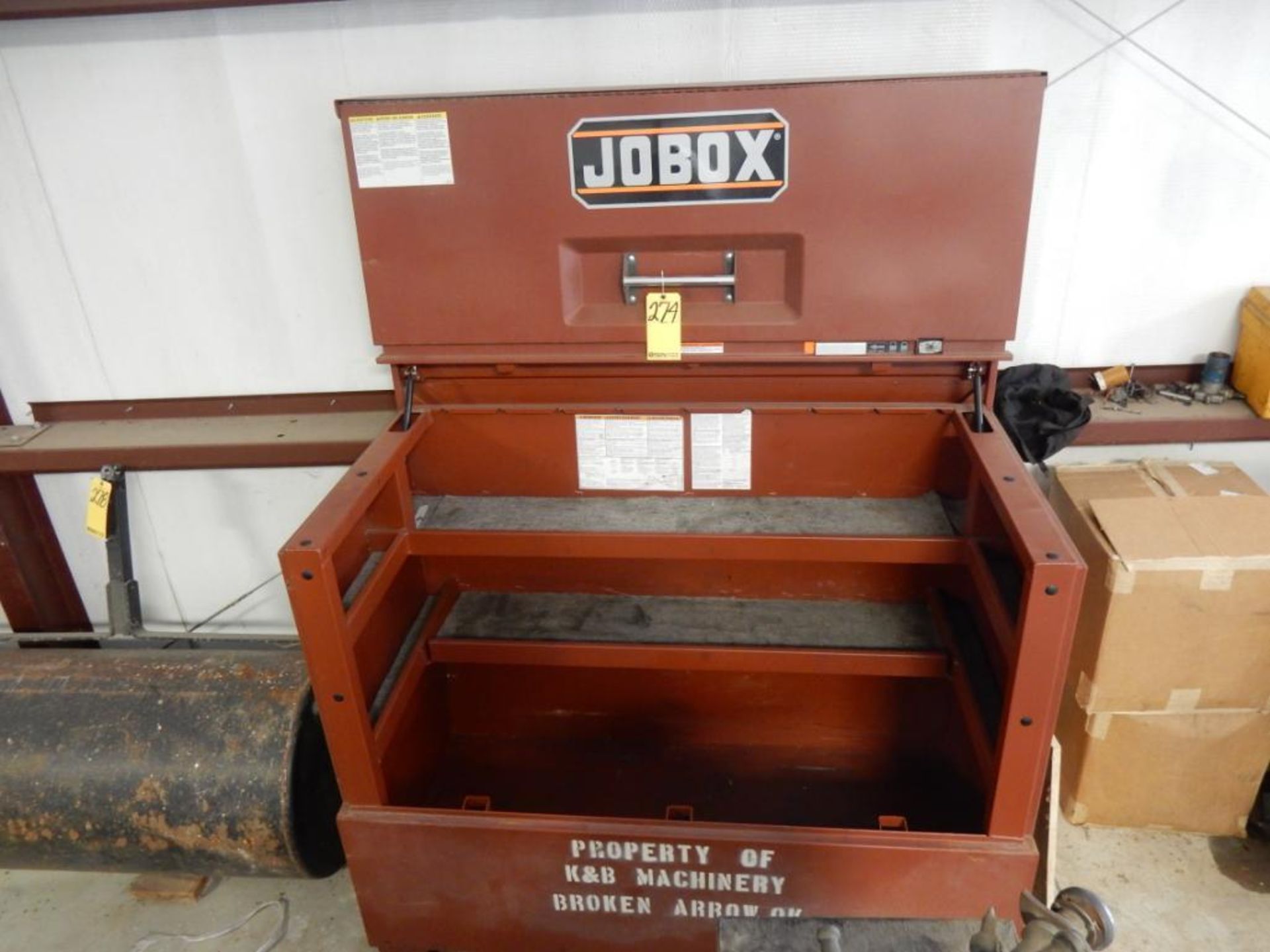 UPRIGHT JOBOX EMPTY TOOL BOX