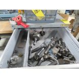 CONTENT OF TOOL CABINET DRAWER - FACE CUTTERS, MISC. INSERT TOOLS