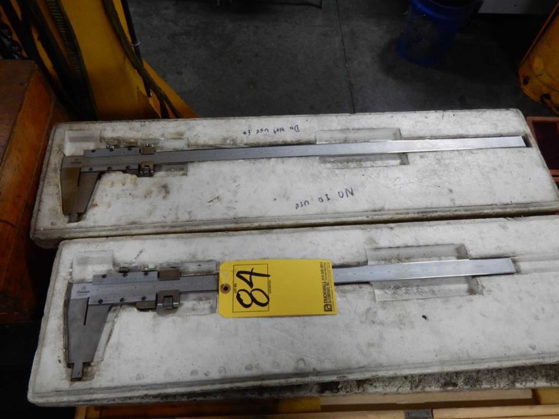 LOT MITUTOYO 24" & 18" VERNIER CALIPERS