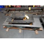 LOT (3) STEEL SURFACE PLATES, 18" X 56" - 12" X 18"