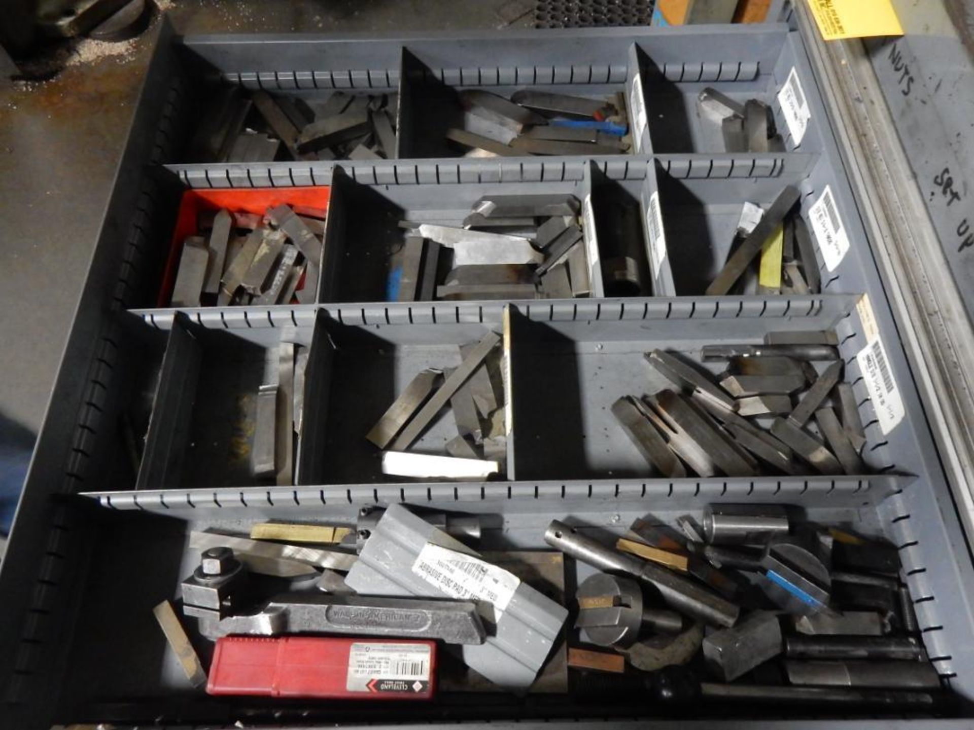 8-DRAWER TOOL CABINET - HOLD DOWN CLAMPS, CUTTING TOOLS, STOPS, BLOCKS, ETC. - Image 3 of 9
